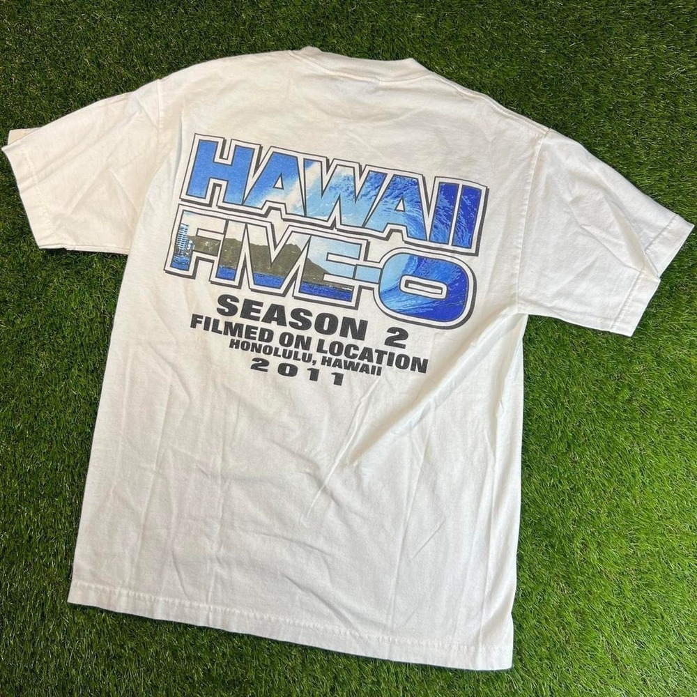 Hawaii Five-0 Film Crew Season 2 Honolulu Hawaii 2011 TV Promo Tee Medium